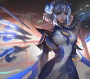 Porcelain Irelia Splash Concept 1 (by Riot Artist Alsie Lau)