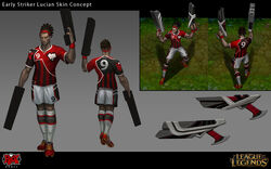 League of Legends Soccer Cup Skin Line