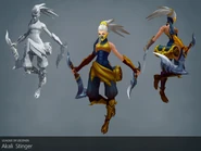 Stinger Akali Update Model 1 (by Riot Artists DragonFly Studio)