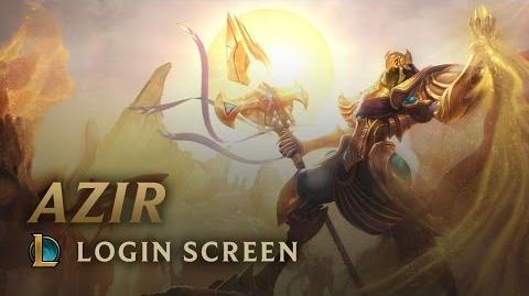 Azir, the Emperor of the Sands - Login Screen