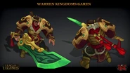Warring Kingdoms Garen Model 1 (by Riot Artist Oscar 'shadowMacuahuitl' Monteon)