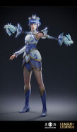 Porcelain Lux "A Hero Awakens" Model 3 (by Riot Contracted Artists IDEOMOTOR Studio)