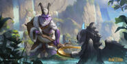 Spring Guardian "Legends of Runeterra" Splash Concept 3 (by Riot Contracted Artists Polar Engine)