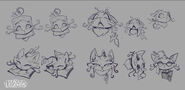 Yuumi Emotes Concept 1 (by Riot Artist Oussama Agazzoum)