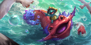 Fleet Admiral Shelly "Legends of Runeterra" Illustration (by Riot Contracted Artists Kudos Productions)