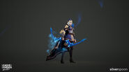 Ashe "Wild Rift Icons 2022 Championship Intro" Model 4 (by Riot Contracted Artist Mark McCallum)