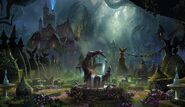 Bandle City "Legends of Runeterra" Concept 8 (by Riot Artist Patrick Faulwetter)