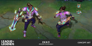 Prestige Star Guardian Ekko Concept (by Riot Contracted Artist Vonka Xu)