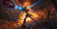 Arcane Jinx "Legends of Runeterra" Illustration 2 (by Riot Contracted Artists Kudos Productions)
