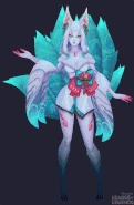 Model Ahri Duchowego Rozkwitu 13 (autor: Yekaterina Bourykina)