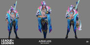 Spirit Blossom Aphelios Model 1 (by Riot Contracted Artist Hank Fu)