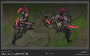 Headhunter Akali Update Concept (by Riot Artist Megan 'ZeOcelot' O'Rourke)