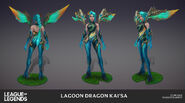 Lagoon Dragon Kai'Sa Model 1 (by Riot Artist Kylie Jayne Gage)