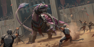 Thrashing Snapper "Legends of Runeterra" Illustraion (by Riot Contracted Artists Kudos Productions)