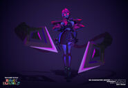 K/DA Evelynn "Teamfight Tactics" Model 2 (K/DA in the Convergence) (by Riot Artist Aleyna Norton)