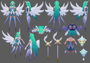 Star Guardian Soraka Model 5 (by Riot Artist Yekaterina Bourykina)