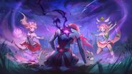 Star Guardian "Twin Stars" Illustration 3 (by Riot Artist Zoe Zhu)