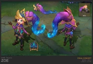 Arcanist Zoe Concept (by Riot Artist Shen YH)