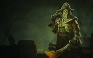 Captain Gangplank "The Burning Tides" Illustration 1