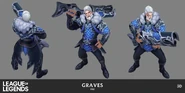 EDG Graves Model 6 (by Riot Contracted Artists Sylph Pang and Biao Zhang)