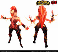 Wildfeuer-Zyra Model 1 (vom Riot-Künstler Sam 'cgsammu' Yang)