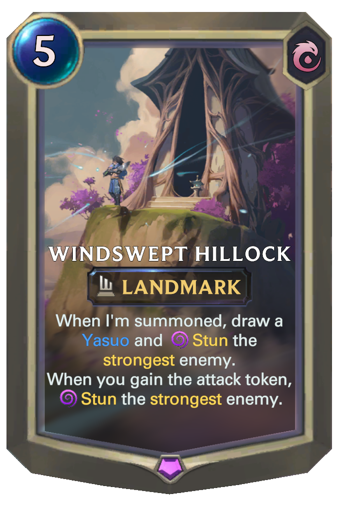 Windswept Hillock :: Legends of Runeterra Card :: RuneterraFire