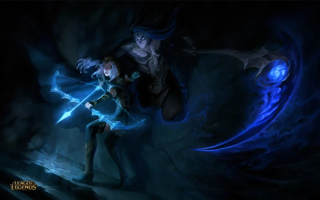 Kayn "The Path Of Shadows" Illustration 2 (by Riot Artist Elena 'Hellstern' Bespalova)