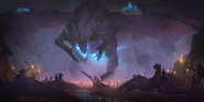 Elder Dragon "Legends of Runeterra" Illustration (by Riot Contracted Artists Envar Studio)