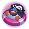 Pool Party Pengu Emote