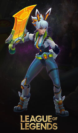 Trying out the new Battle Bunny Prime Riven skin 