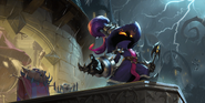 Veigar "Legends of Runeterra" Illustration 1 (by Riot Contracted Artists Sixmorevodka Studio)