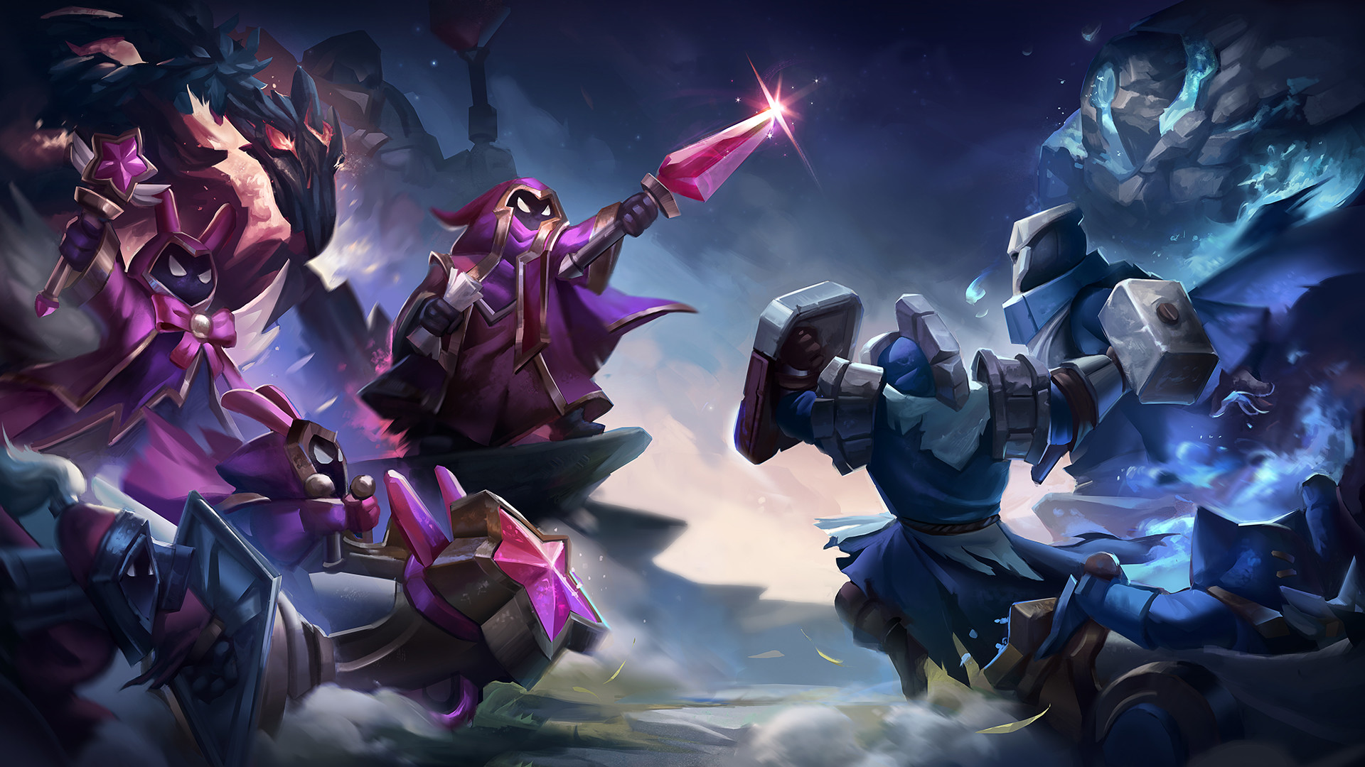 league of legends purple minions