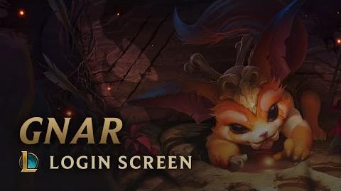 Gnar, the Missing Link Login Screen - League of Legends