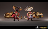 Firecracker Tristana "Almost Home" Model 2 (by Riot Contracted Artists IDEOMOTOR Studio)