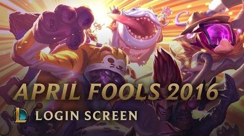 April Fools 2016 - Login Screen