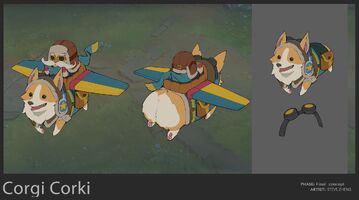 Corgi-Corki Concept (vom Riot-Künstler Steve Zheng)