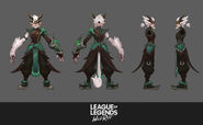 Jade Dragon Wukong "Wild Rift" Concept 4 (by Riot Contracted Artist Pan Yi)