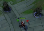 Duas setas apontam para as Sombras correspondentes.