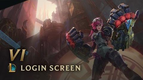 Vi, the Piltover Enforcer - Login Screen