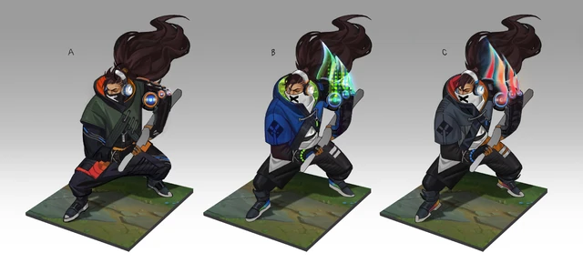 True Damage Yasuo Concept 3 (by Riot Artist Nancy Kim)