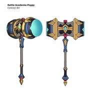 Battle Academia Poppy "Legends of Runeterra" Concept 4 (by Riot Artist Julian Futanto)