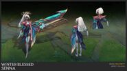 Winterblessed Senna Concept 2 (by Riot Artist Steve Zheng)