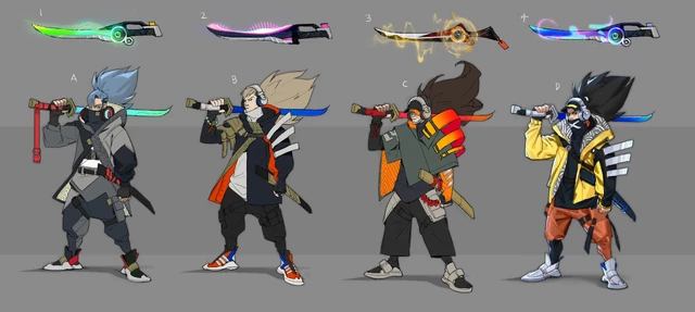 True Damage Yasuo Concept 2 (by Riot Artist Nancy Kim)