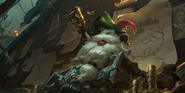 Plunder Poro "Legends of Runeterra" Illustration (by Riot Contracted Artists Sixmorevodka Studio)