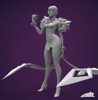 K/DA-Evelynn "POP/STAR" Konzept 2 (vom Riot-Auftragnehmer Edouard Cellura)