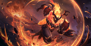 Infernal Shen "Legends of Runeterra" Illustration 2 (by Riot Contracted Artists Kudos Productions)