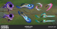 Spirit Blossom Aphelios Concept 3 (by Riot Contracted Artist Roy Zhang)