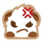 Poro sticker angry