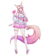 Star Guardian Ahri Concept 8 (by Riot Artist Paul 'Zeronis' Kwon)