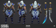 Shockblade Shen Model 1 (by Riot Contracted Artist Hank Fu)